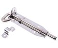 Padlockable Door Bolt, 152mm, Stainless Steel, Metal